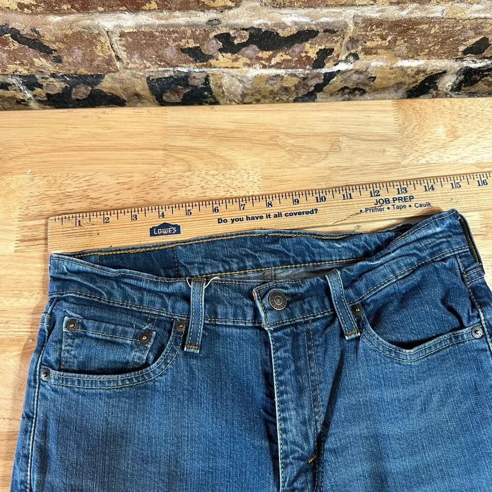 Levi's 514 Slim Straight Blue Jeans Mens Size 30x32 Levis